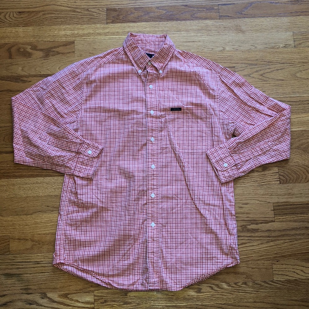 Men’s button front dress shirt medium
